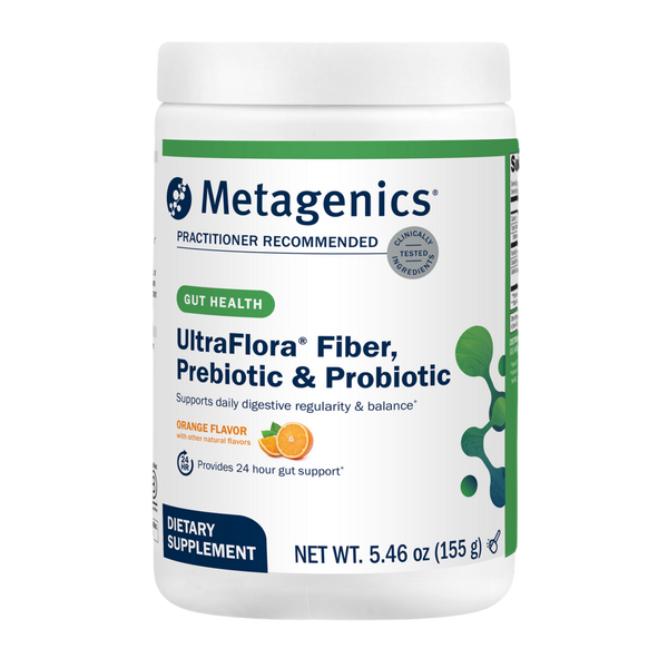 UltraFlora Fiber, Prebiotic, & Probiotic Powder, Orange