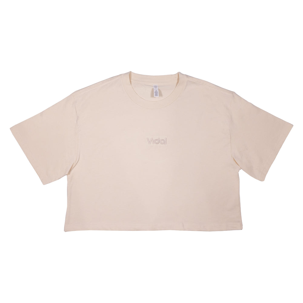 Vidal Center Chest Crop Top - Butter