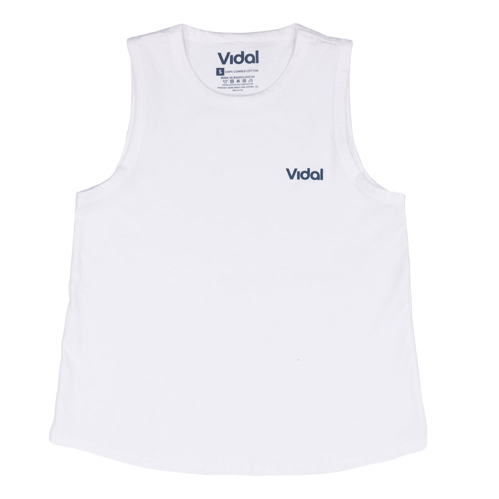 Vidal Women's Logo Tank - White
