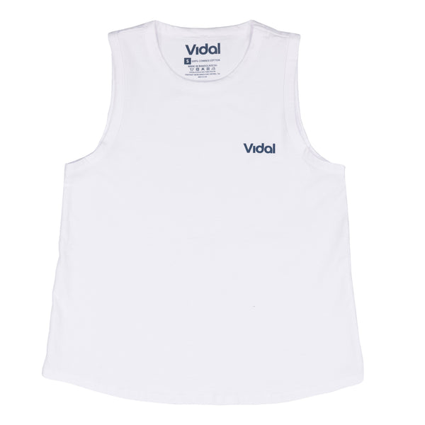 Vidal Women's Logo Tank - White