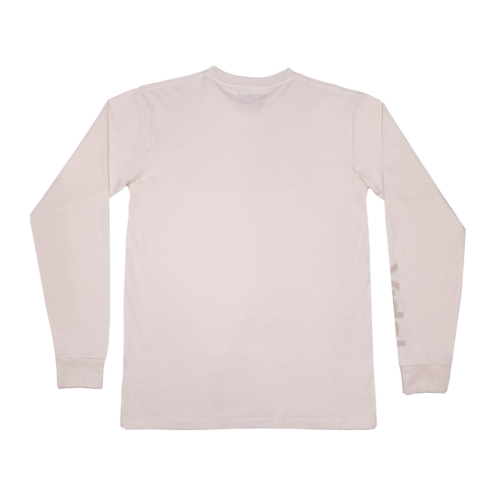 Vidal Staple Long Sleeve Tee - Ecru