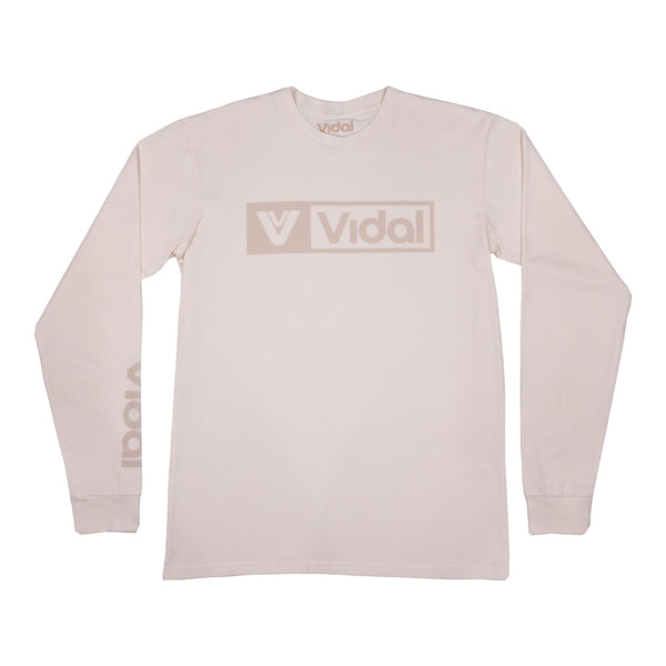 Vidal Staple Long Sleeve Tee - Ecru