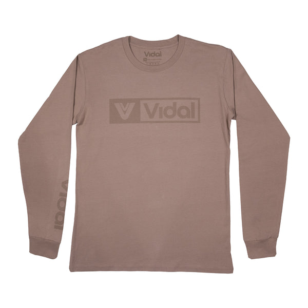 Vidal Staple Long Sleeve Tee - Sand