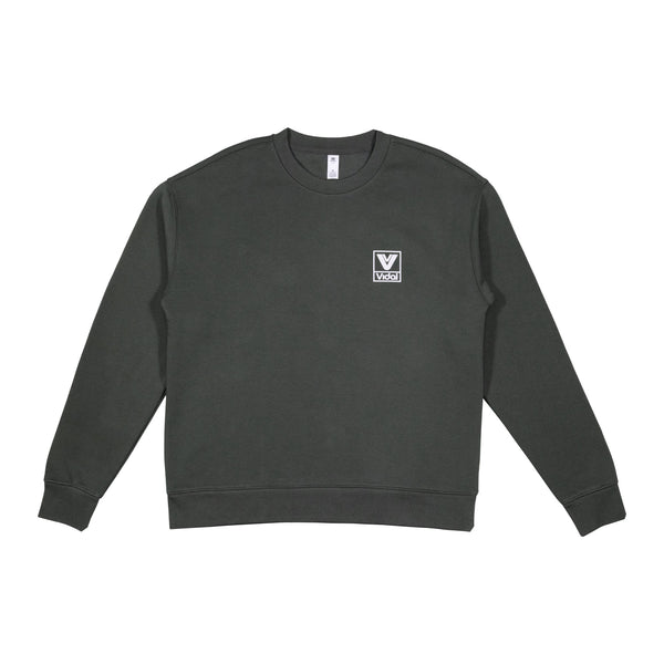 Vidal Stacked Logo Crewneck - Cypress