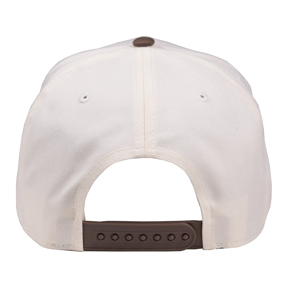 Vidal Chenille Patch Cap - Natural/Walnut